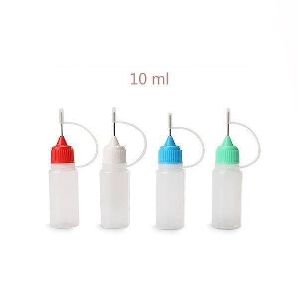 DIY 3個 10ml 電子タバコ ドロッパーボトル ニードルボトル リキッド自作  ブラック