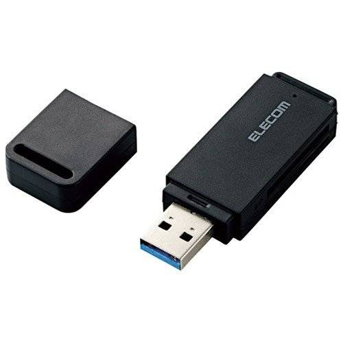 エレコム MR3-D011BK USB3.0対応メモリカードリーダー SDカードリ  ブラック