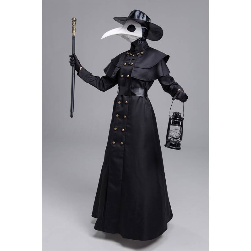 Halloween Plague Doctor Costume Set, Plague Mask, Cosplay, Doctor, Medieval Europe, Bird Mask, Bird Doctor, M｜M - 画像2