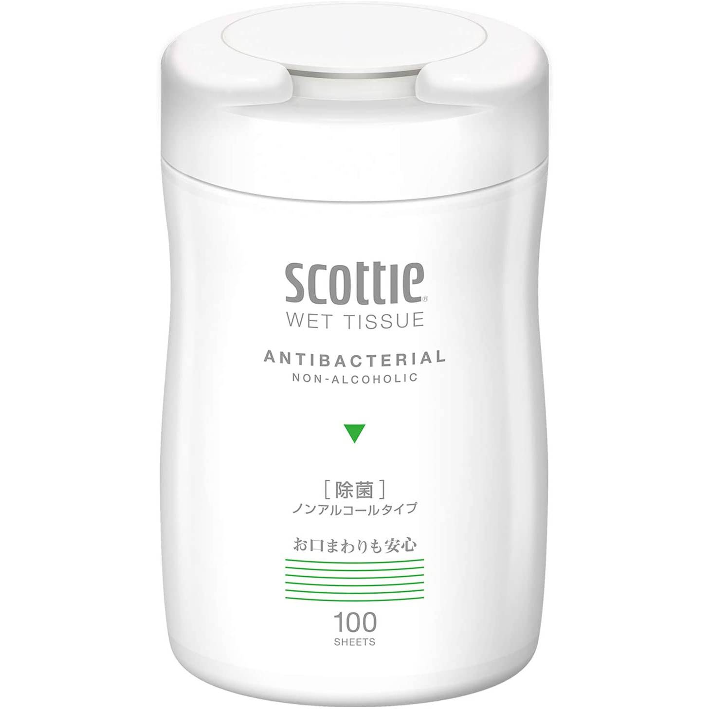 携帯用 大容量 100枚入 除菌 日常使い 消毒 ノンアルコールタイプ 手指の消毒 スコ  100枚入