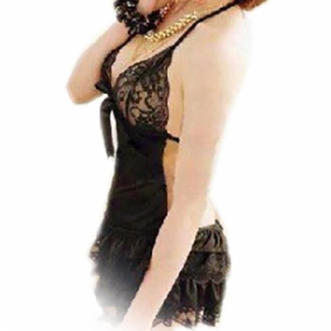 セクシー下着　後ろあき ホルダーワンピースセット 1062