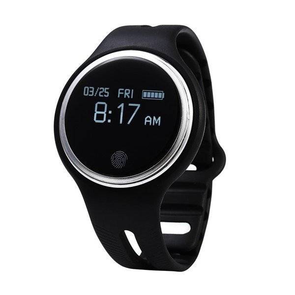 スマートウォッチ E07 丸形デジタル腕時計 日本語対応 ブルートゥース iPhone Android対応