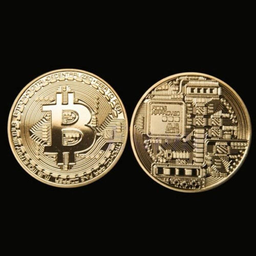ビットコイン Bitcoin コイングッズ ゴールドメッキ  BitCoin BTC ゴールド｜ゴールド - 画像2