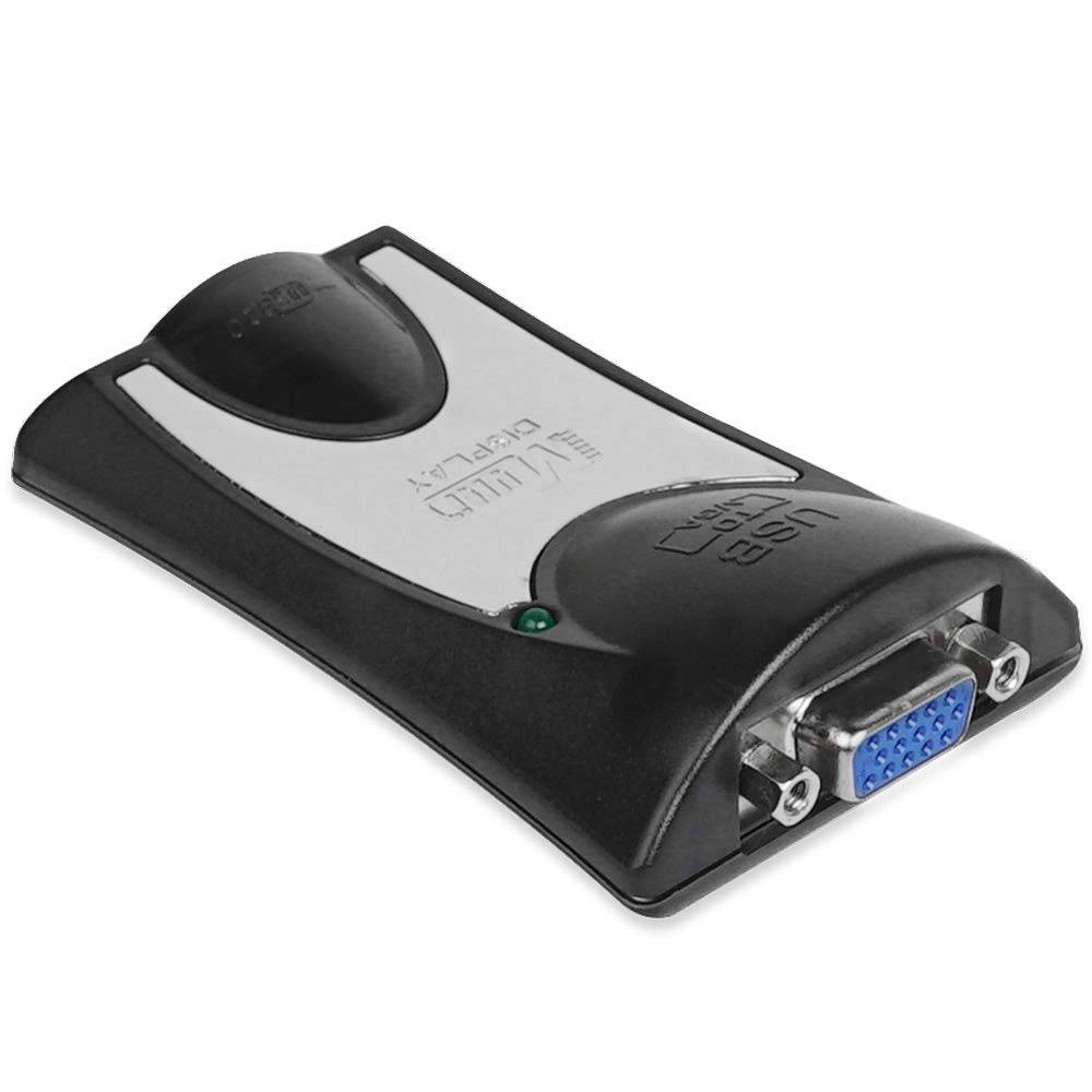 Wavlink USB 2.0 VGAビデオグラフィックスディスプレイアダプタ 解像度1920x1080 EXTRAモニタ HDTV、LCD、プロジェクタ接続 Windows 10、8.1、8、7、XP対応 