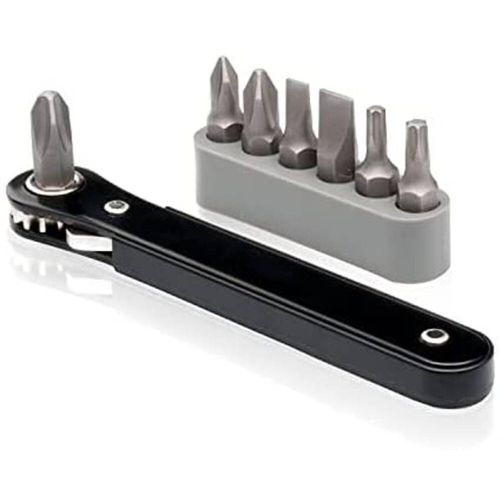 Mini Ratchet Driver Set, Compact Pocket Size, 10cm, 1/4-Inch - 画像5