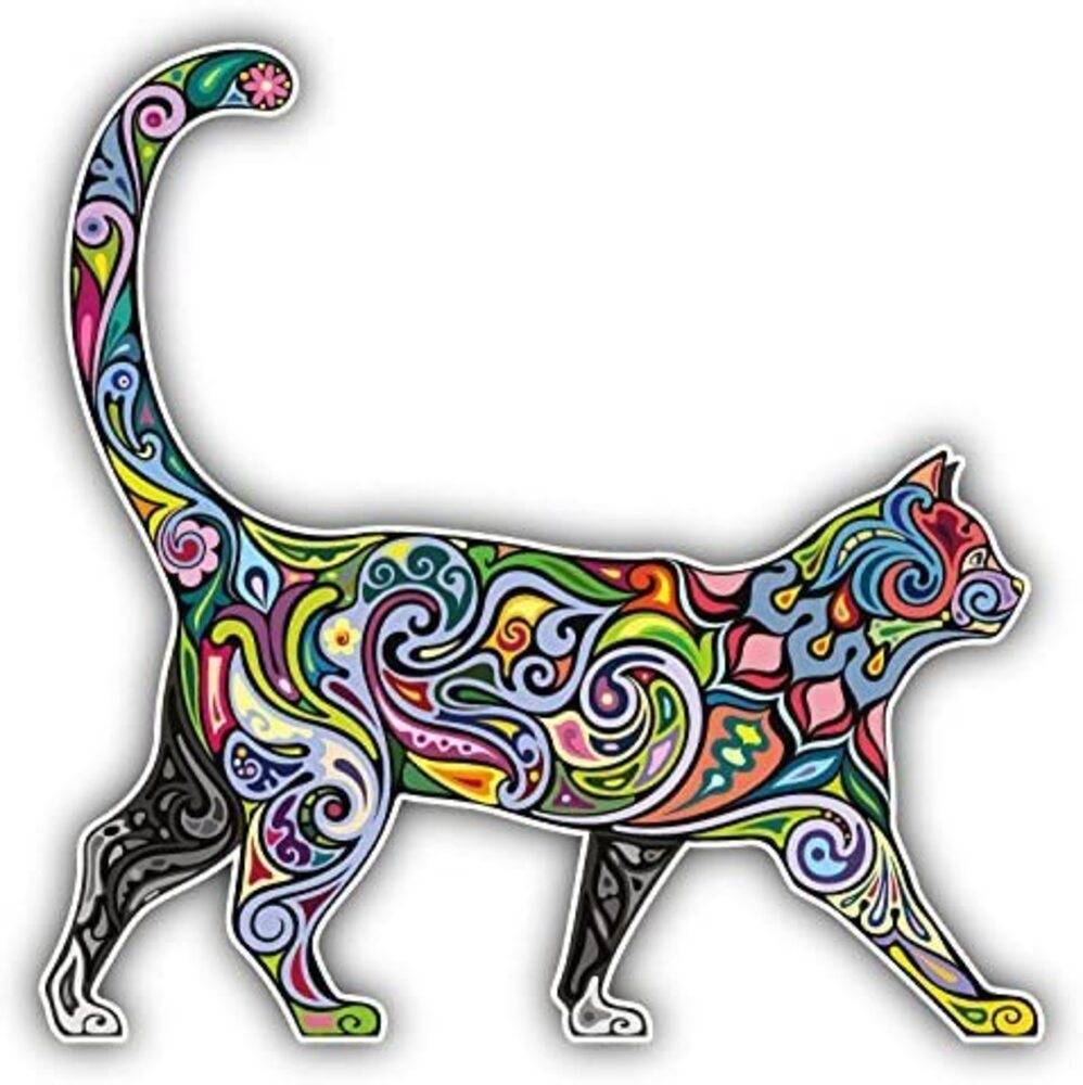 車 バイク おしゃれ かわいい 防水 猫 ステッカー シルエット カーステッカー インテリア 部屋