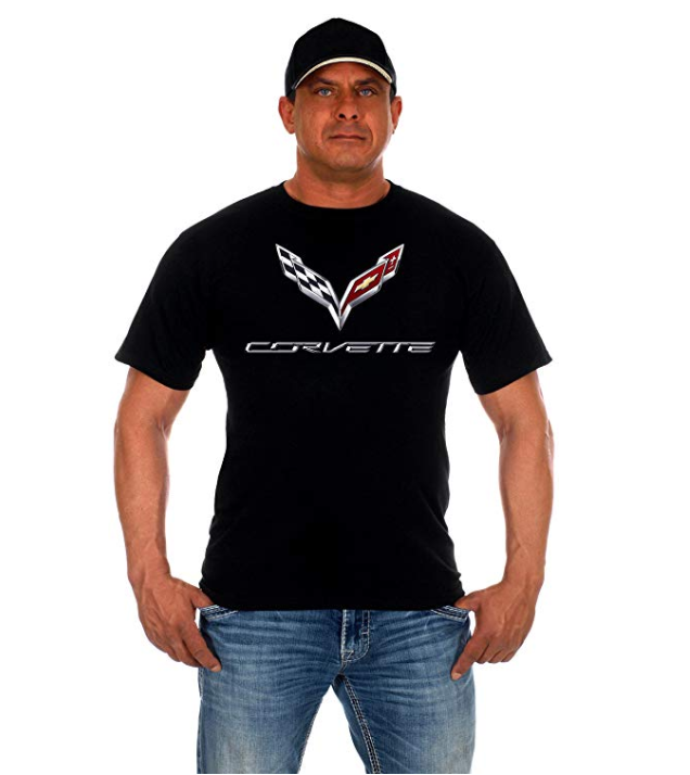 メンズ Tシャツ JH DESIGN GROUP シボレー コルベット C7 フロント  Mサイズ