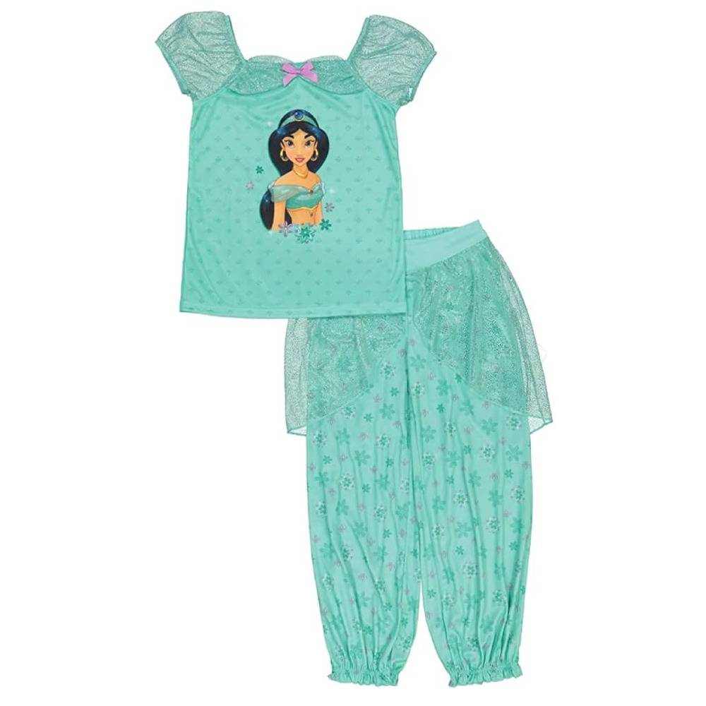 プレゼント ギフト ウェア 子ども 女の子 上下セット パジャマ ディズニー プリンセス 100-105