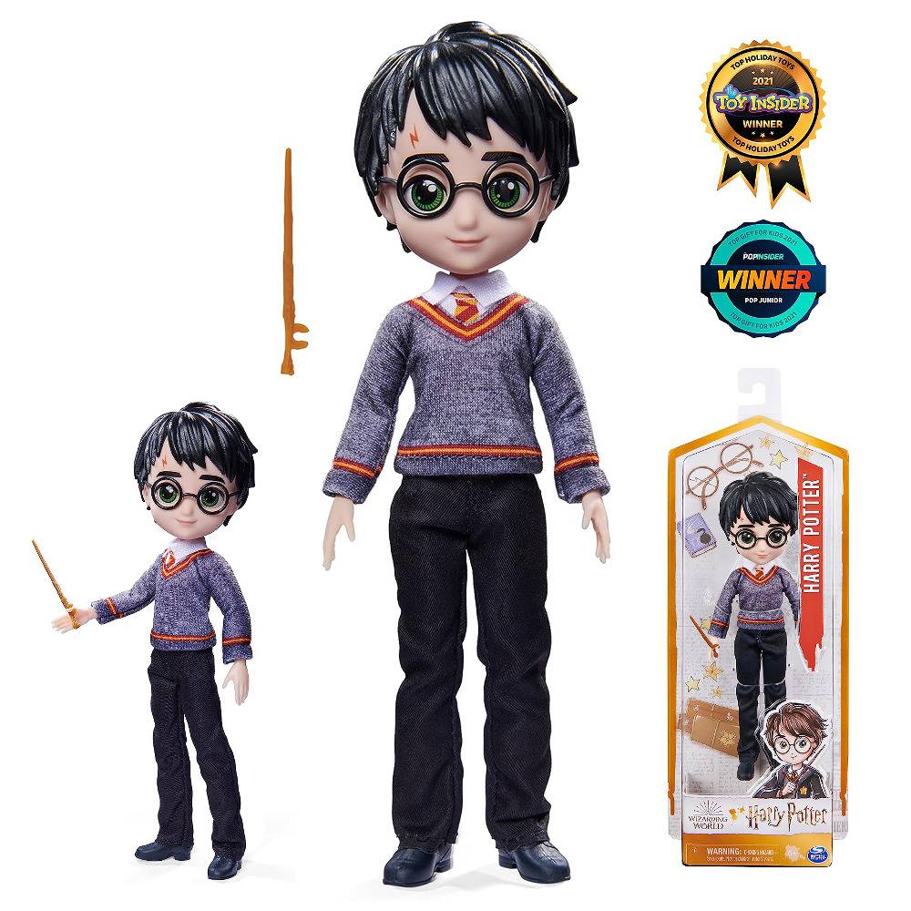 ハリーポッター フィギュア 杖 人形 おもちゃ ドール 8インチ  ハリー ポッター 杖付き プレゼント 