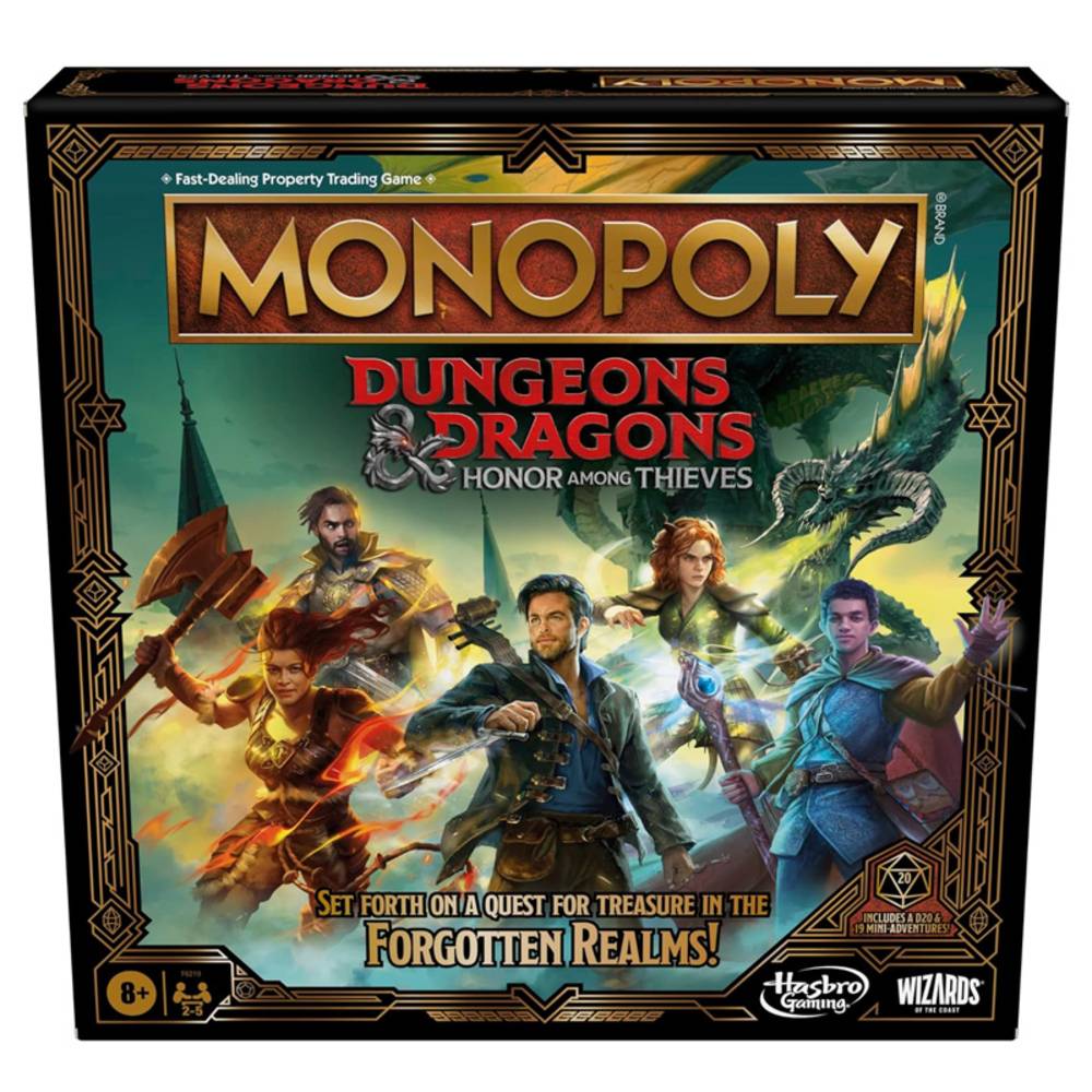 Monopoly モノポリー ダンジョンズ&ドラゴンズ D&D ボードゲーム 5人まで パーティー
