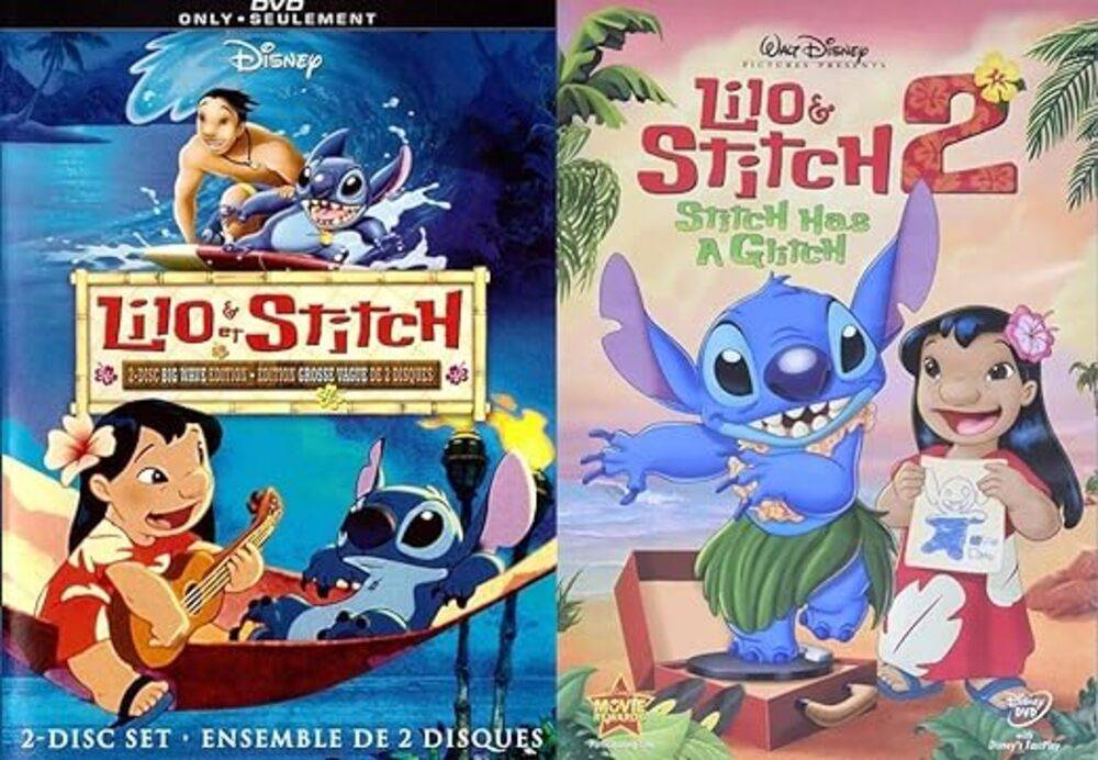 ディズニー リロ＆スティッチ DVD 2枚組 アニメ 語学学習 知育 北米版 並行輸入品 