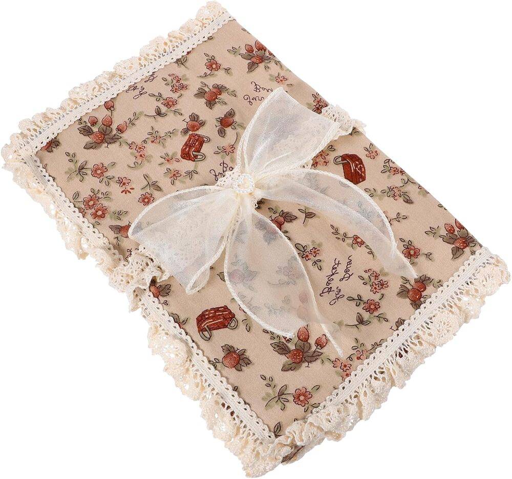 Sewroro 手帳本用 レース ブックカバー 洗える 耐摩耗性 防傷 便利な保護 